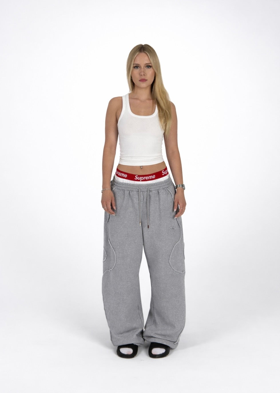 "MAEGY" SWEATPANTS GRAY
