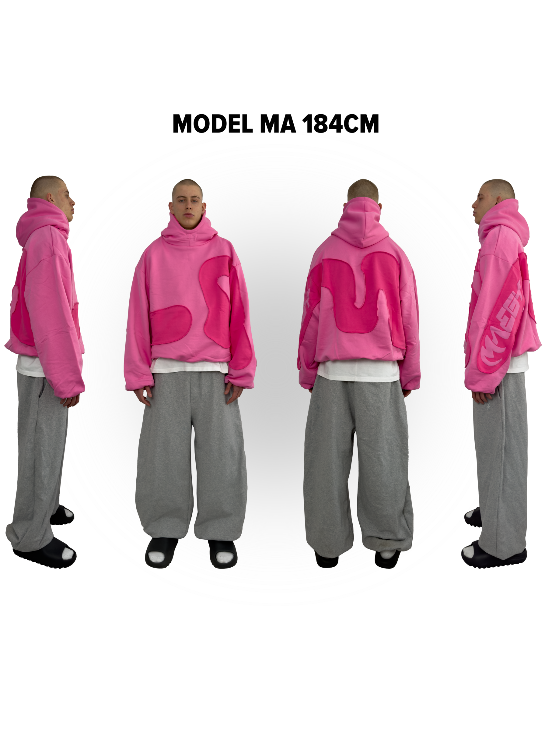 "MAEGY" HOODIE PINK
