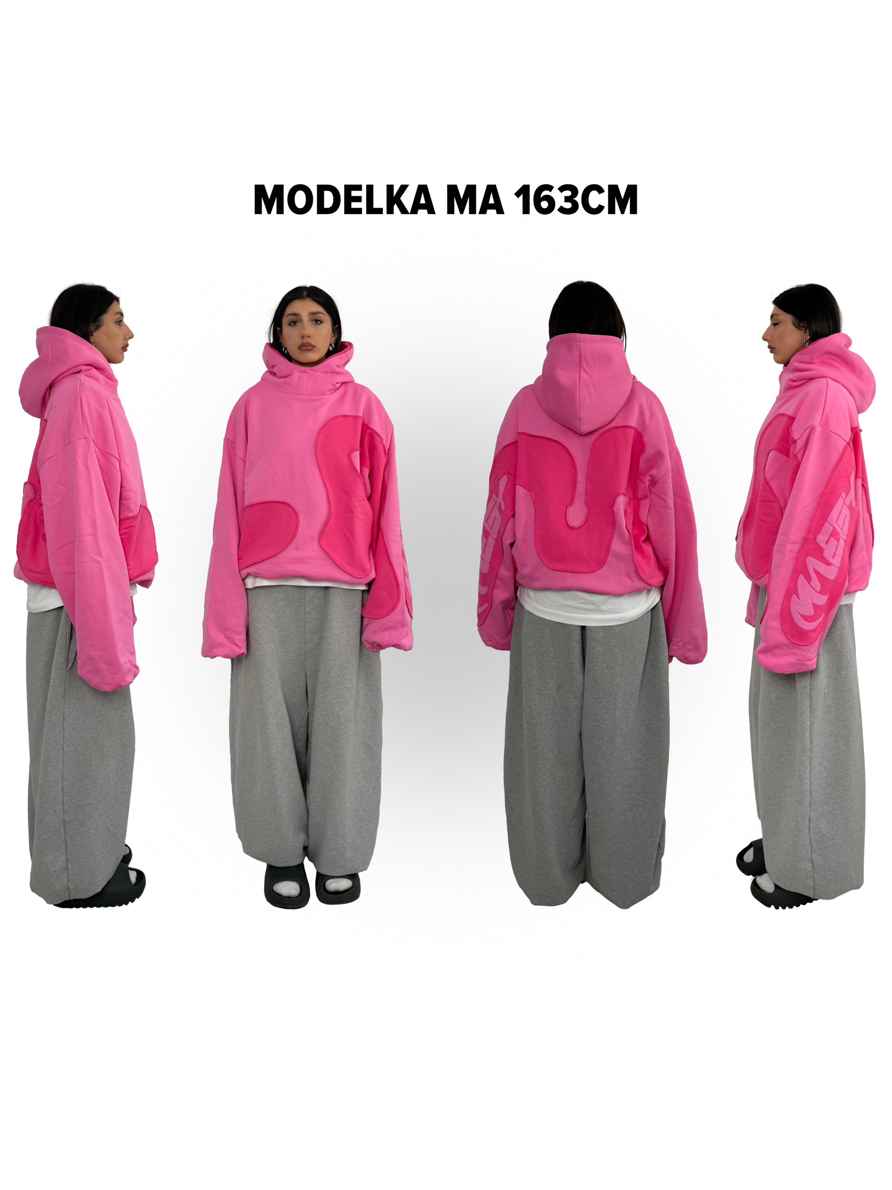 "MAEGY" HOODIE PINK